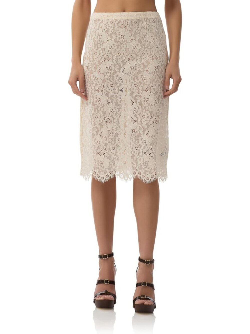 Lace Pencil Midi Skirt for Women | Elegant, Stylish, Perfect for Any Occasion